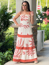Load image into Gallery viewer, &quot;BLESS ME &quot; Sleeveless Printed Maxi Dress With Pockets
