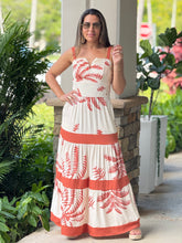 Load image into Gallery viewer, &quot;BLESS ME &quot; Sleeveless Printed Maxi Dress With Pockets
