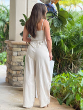 Load image into Gallery viewer, &quot;Mia&quot; Flower Detail Crop Top And Matching Pants Set
