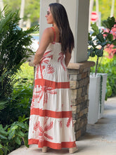 Load image into Gallery viewer, &quot;BLESS ME &quot; Sleeveless Printed Maxi Dress With Pockets
