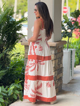Load image into Gallery viewer, &quot;BLESS ME &quot; Sleeveless Printed Maxi Dress With Pockets
