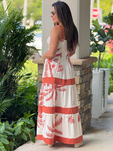 Load image into Gallery viewer, &quot;BLESS ME &quot; Sleeveless Printed Maxi Dress With Pockets
