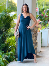 Load image into Gallery viewer, &quot;Angie&quot; Asymmetrical Wrinkled-effect Maxi Dress
