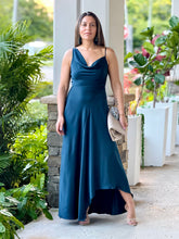 Load image into Gallery viewer, &quot;Angie&quot; Asymmetrical Wrinkled-effect Maxi Dress
