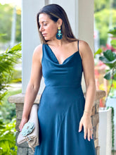 Load image into Gallery viewer, &quot;Angie&quot; Asymmetrical Wrinkled-effect Maxi Dress
