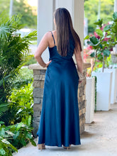 Load image into Gallery viewer, &quot;Angie&quot; Asymmetrical Wrinkled-effect Maxi Dress
