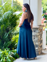 Load image into Gallery viewer, &quot;Angie&quot; Asymmetrical Wrinkled-effect Maxi Dress
