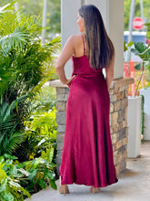 Load image into Gallery viewer, &quot;Angie&quot; Asymmetrical Wrinkled-effect Maxi Dress
