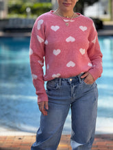 Load image into Gallery viewer, &quot;Wanda&quot; Heart Shape Long Sleeve Sweater
