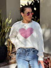 Load image into Gallery viewer, &quot;Wanda&quot; Heart Shape Long Sleeve Sweater
