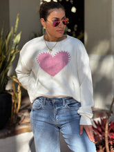 Load image into Gallery viewer, &quot;Wanda&quot; Heart Shape Long Sleeve Sweater
