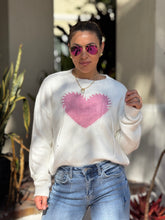 Load image into Gallery viewer, &quot;Wanda&quot; Heart Shape Long Sleeve Sweater
