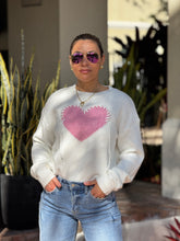 Load image into Gallery viewer, &quot;Wanda&quot; Heart Shape Long Sleeve Sweater
