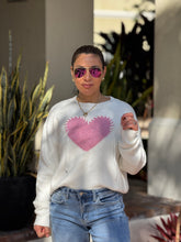 Load image into Gallery viewer, &quot;Wanda&quot; Heart Shape Long Sleeve Sweater
