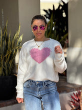 Load image into Gallery viewer, &quot;Wanda&quot; Heart Shape Long Sleeve Sweater
