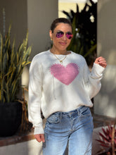 Load image into Gallery viewer, &quot;Wanda&quot; Heart Shape Long Sleeve Sweater
