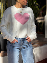 Load image into Gallery viewer, &quot;Wanda&quot; Heart Shape Long Sleeve Sweater
