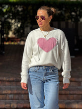 Load image into Gallery viewer, &quot;Wanda&quot; Heart Shape Long Sleeve Sweater
