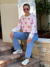 Load image into Gallery viewer, &quot;Wanda&quot; Heart Shape Long Sleeve Sweater
