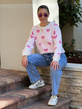 Load image into Gallery viewer, &quot;Wanda&quot; Heart Shape Long Sleeve Sweater
