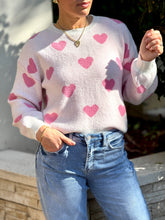 Load image into Gallery viewer, &quot;Wanda&quot; Heart Shape Long Sleeve Sweater
