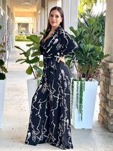Load image into Gallery viewer, &quot;Jordana&quot; Abstract Shirt Jumpsuit
