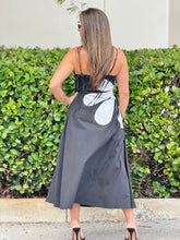 Load image into Gallery viewer, &quot;Sophia&quot; Sleeveless Side Cut-out Flower Detail Midi Dress
