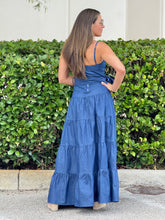 Load image into Gallery viewer, &quot;Ava&quot;  Sleeveless DenimMaxi Dress
