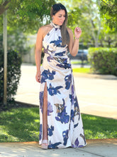 Load image into Gallery viewer, &quot;Layra&quot; Halter Satin Maxi Dress
