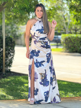 Load image into Gallery viewer, &quot;Layra&quot; Halter Satin Maxi Dress
