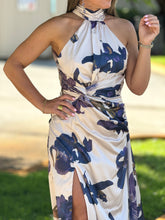 Load image into Gallery viewer, &quot;Layra&quot; Halter Satin Maxi Dress
