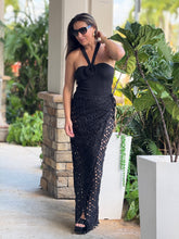 Load image into Gallery viewer, &quot;Marcelle&quot; Flower Pattern Knit Bodysuit Skirt 2-pc Set
