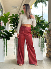 Load image into Gallery viewer, &quot;Angie&quot; Satin High Waisted Pants
