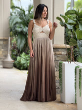 Load image into Gallery viewer, &quot;Amanda&quot; Ombre Pleated Maxi Dress
