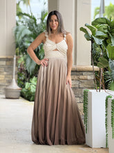 Load image into Gallery viewer, &quot;Amanda&quot; Ombre Pleated Maxi Dress
