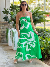 Load image into Gallery viewer, &quot;Cassy&quot; Metal Trim Halter Neck Maxi Dress
