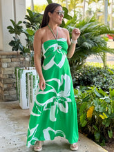 Load image into Gallery viewer, &quot;Cassy&quot; Metal Trim Halter Neck Maxi Dress
