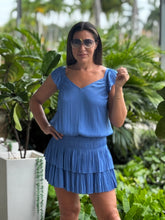 Load image into Gallery viewer, &quot;Gio&quot; Sleeveless Tiered Skirt Mini Dress
