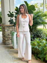 Load image into Gallery viewer, &quot;Carito&quot; Button  Up Vest And Matching Pants Set
