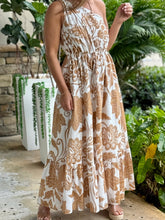 Load image into Gallery viewer, &quot;Maddisson&quot; Floral One Shoulder Maxi Dress
