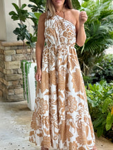 Load image into Gallery viewer, &quot;Maddisson&quot; Floral One Shoulder Maxi Dress
