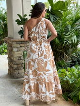 Load image into Gallery viewer, &quot;Maddisson&quot; Floral One Shoulder Maxi Dress
