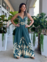 Load image into Gallery viewer, &quot;Antonia&quot; Printed Jumpsuit With Adjustable Straps.
