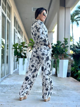 Load image into Gallery viewer, &quot;Madisson&quot; Long Sleeve Shirt Top And Waisted Long Pants Set
