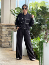 Load image into Gallery viewer, &quot;Amanda&quot;  Bomber jacket And Matching Straight Leg Trouser Set
