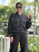 Load image into Gallery viewer, &quot;Amanda&quot;  Bomber jacket And Matching Straight Leg Trouser Set
