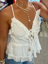 Load image into Gallery viewer, Sleeveless Ruffles Top
