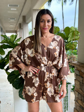Load image into Gallery viewer, &quot;Katerine&quot; Printed Kimono Sleeve Romper
