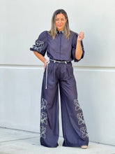 Load image into Gallery viewer, &quot;Analia&quot; Line High Waisted Pants And Puff Sleeves Set
