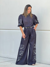 Load image into Gallery viewer, &quot;Analia&quot; Line High Waisted Pants And Puff Sleeves Set
